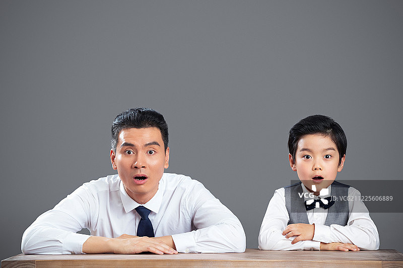 快乐父子图片素材