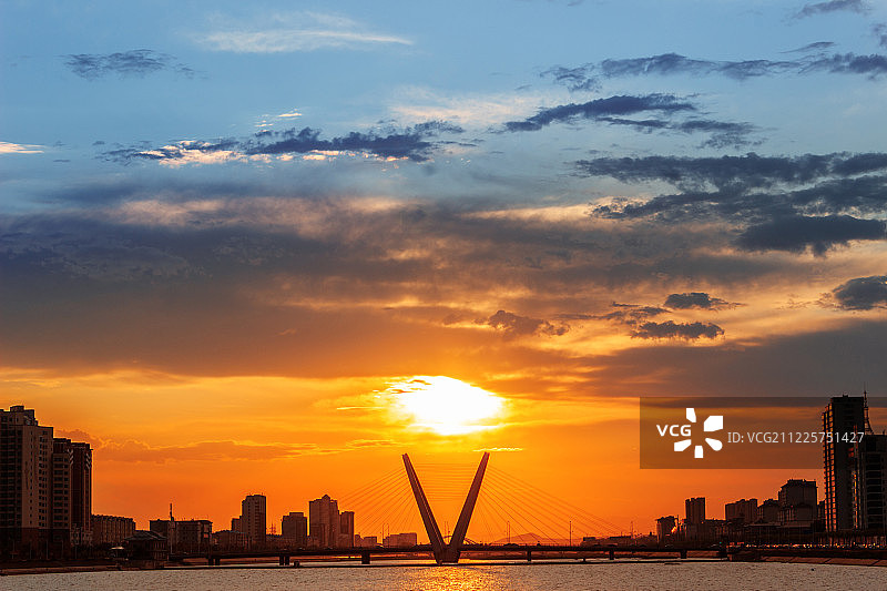 延吉天池大桥图片素材