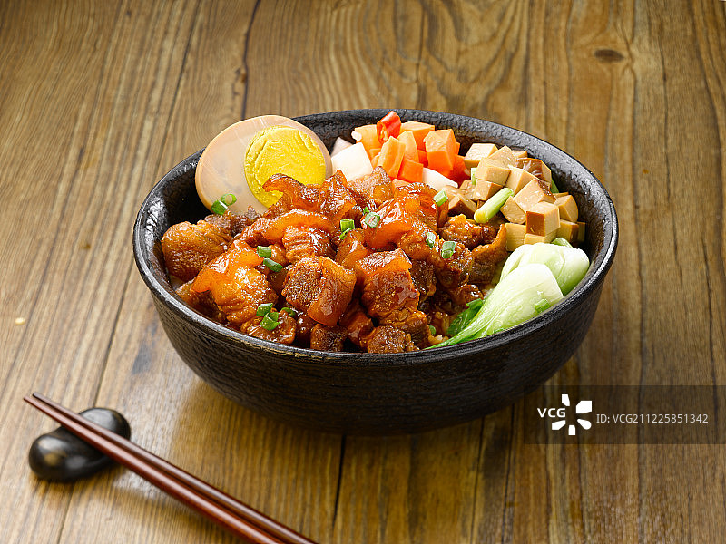 卤肉饭图片素材