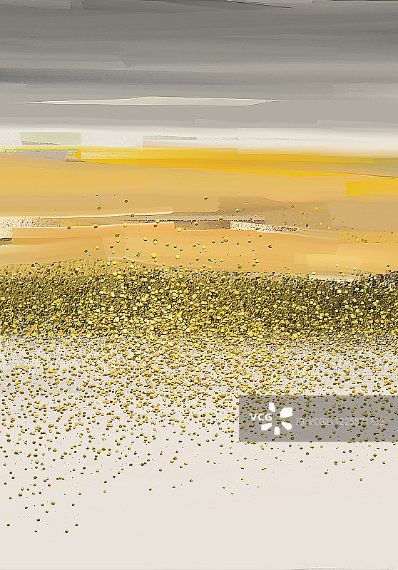 现代手绘抽象鎏金玄关装饰画北欧挂画图片素材