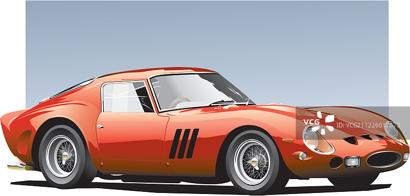红色跑车图片素材