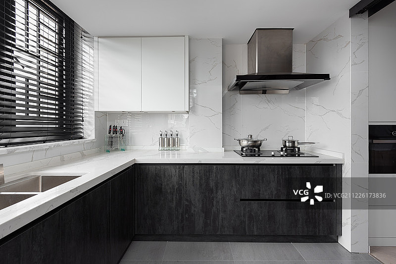 现代化厨房空间图片素材