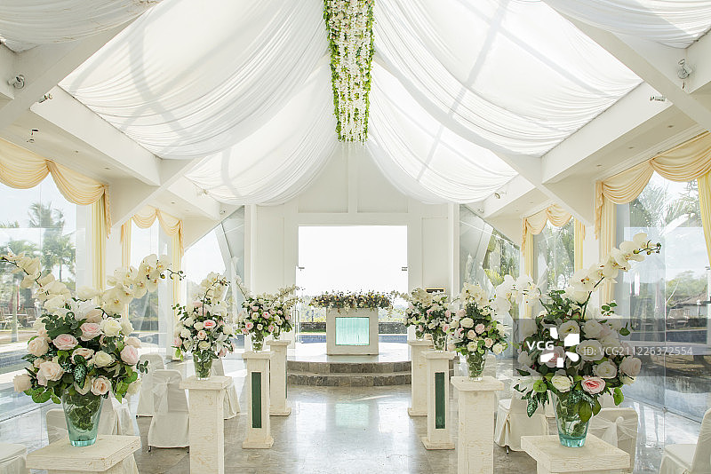 巴厘岛蓝月婚礼教堂图片素材