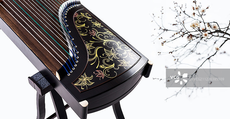 传统乐器古筝图片素材