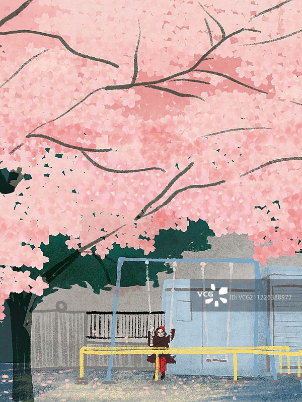 樱花之城图片素材