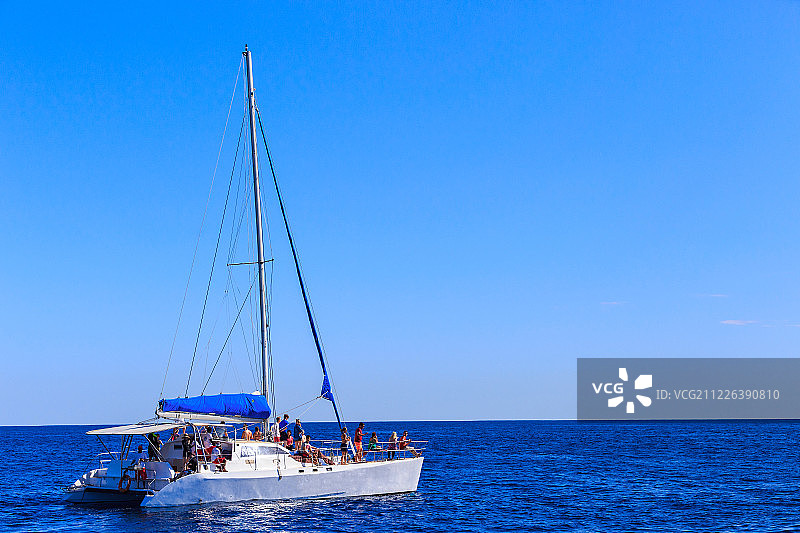 海豚湾风光图片素材