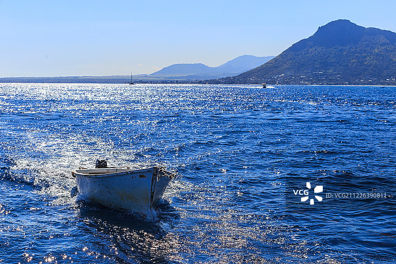 海豚湾风光图片素材