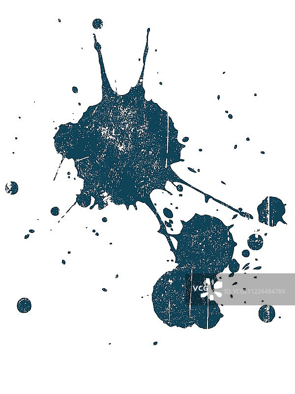 Grunge墨迹飞溅图片素材