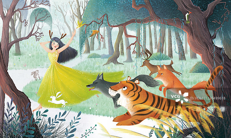 万物生灵图片素材