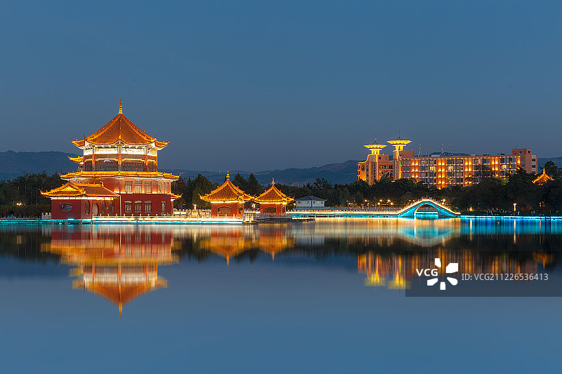 蒙自南湖图片素材