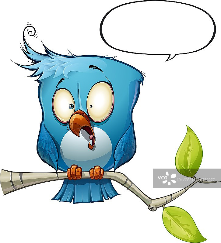 蓝色小鸟冲击图片素材