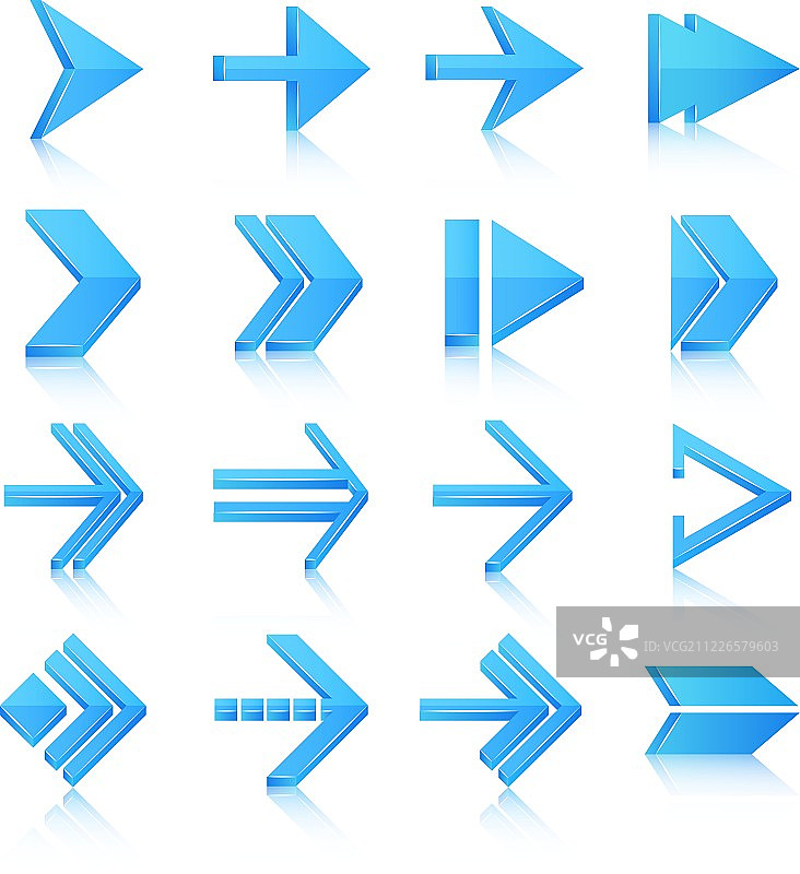 箭头符号图标集图片素材