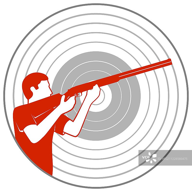 飞碟射击图片素材