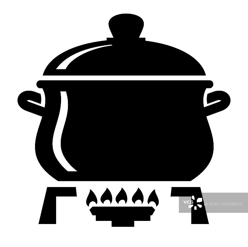 烹饪锅图标图片素材