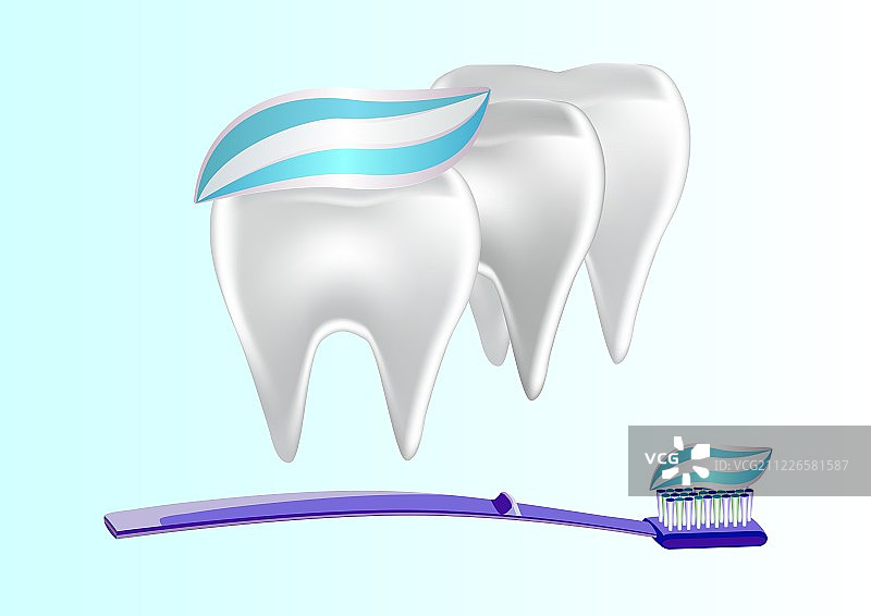 banner牙膏牙齿图片素材
