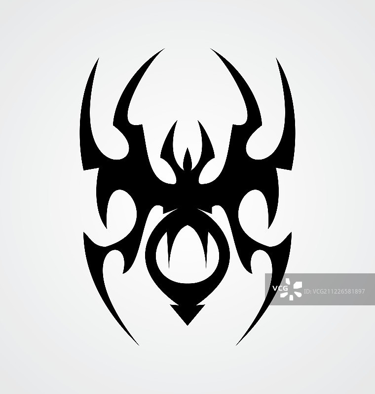 蜘蛛部落风格图片素材