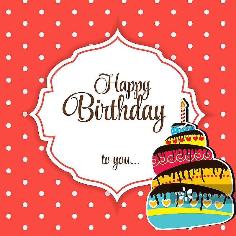 生日快乐卡图片素材