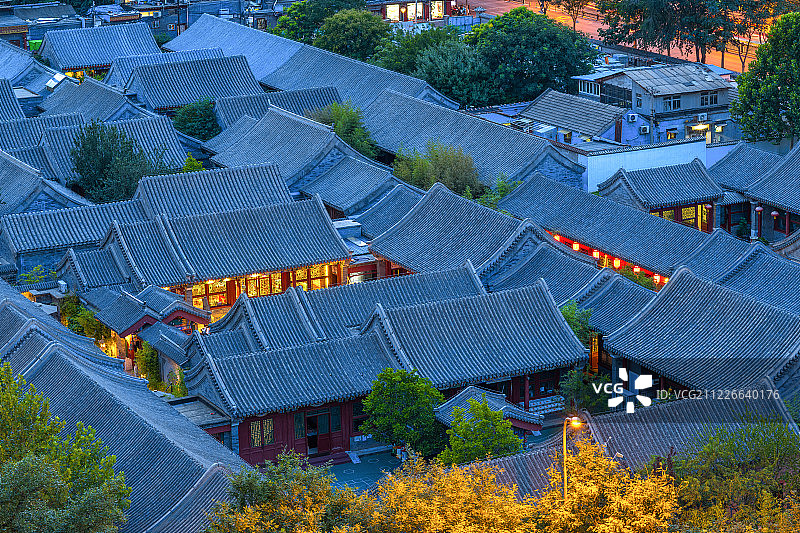 北京四合院图片素材