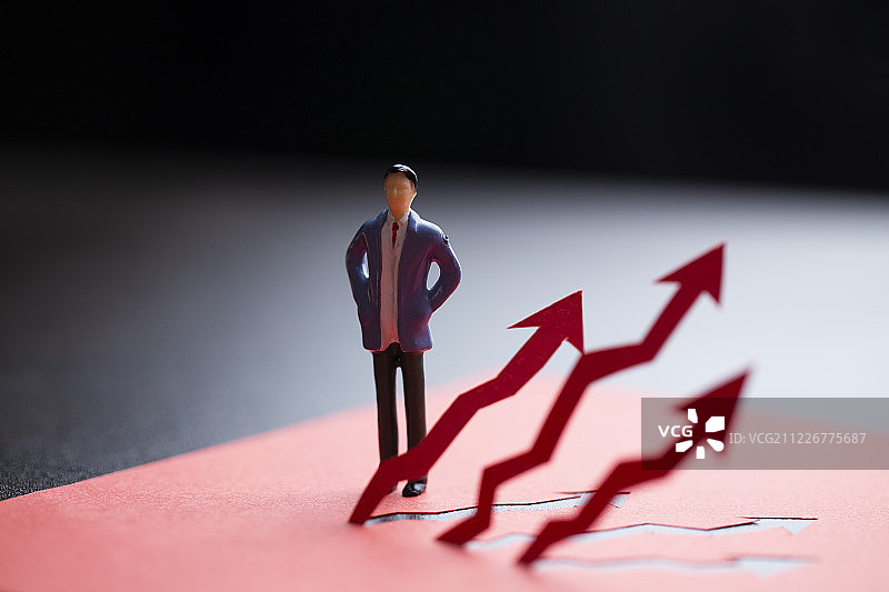 股市行情分析场景图片素材