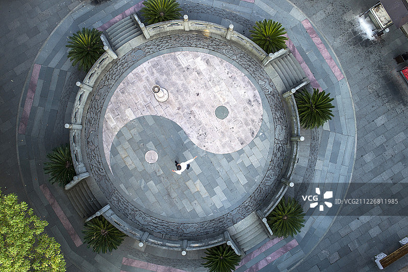 江南水乡 湖州 南浔古镇 广惠宫 航拍图片素材