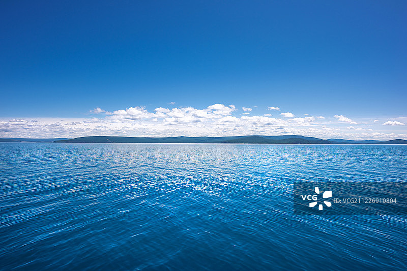 库苏古尔湖风光，蒙古图片素材