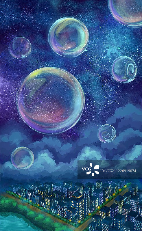 希望泡泡图片素材