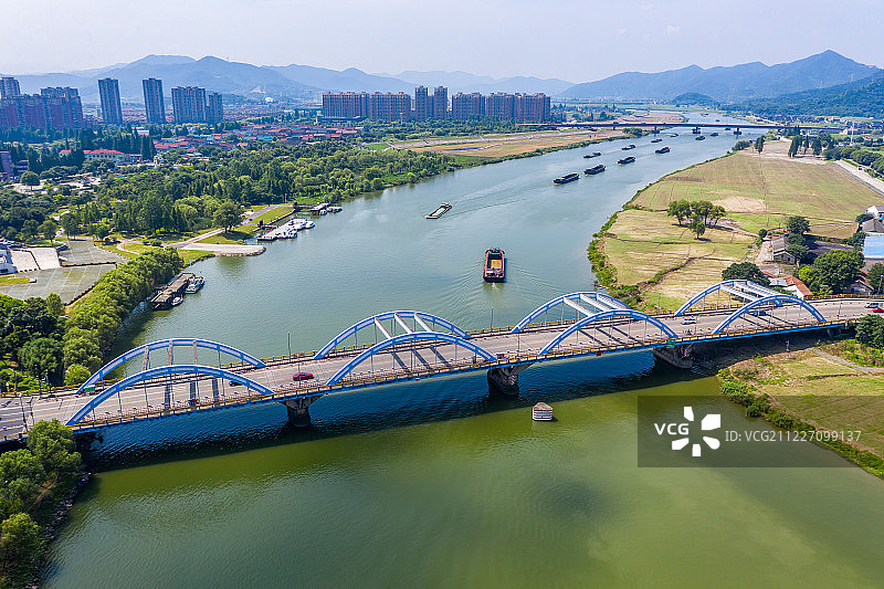 曹娥江大桥风光图片素材