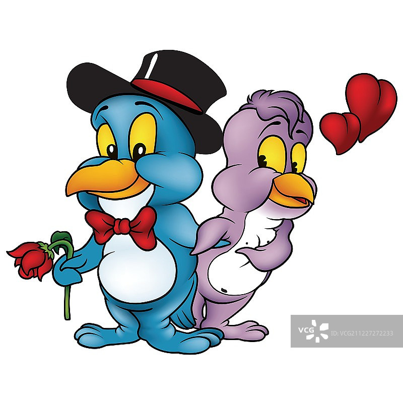 鸟之爱图片素材