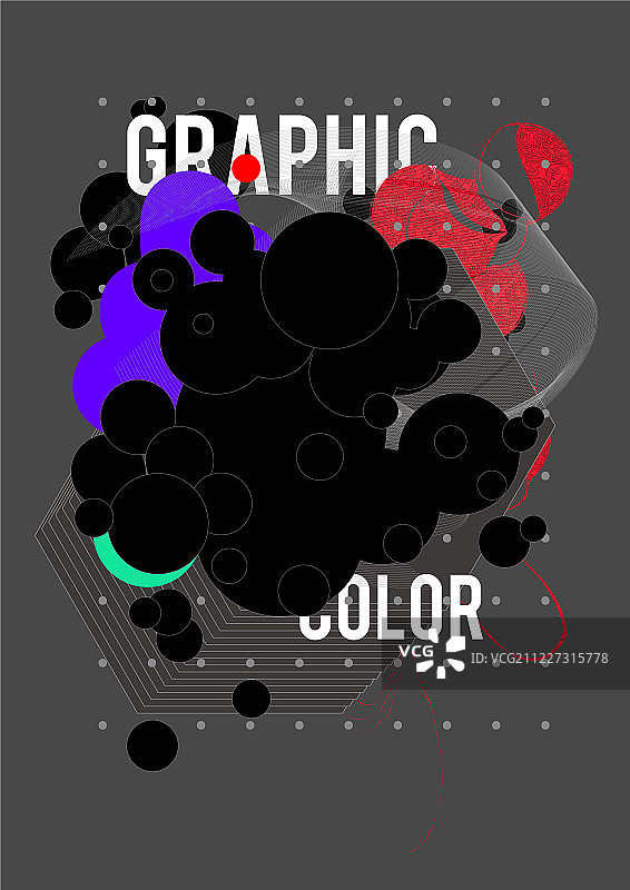 抽象概念渐变创意海报图片素材