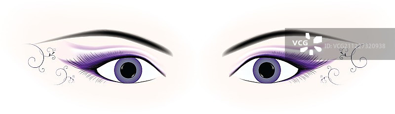 女人的眼睛图片素材