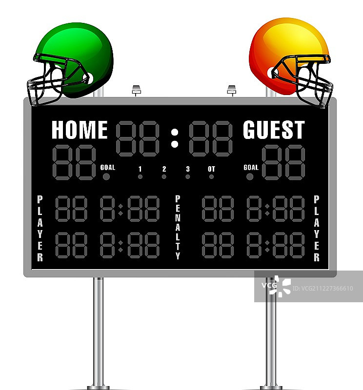 主客队记分牌图片素材