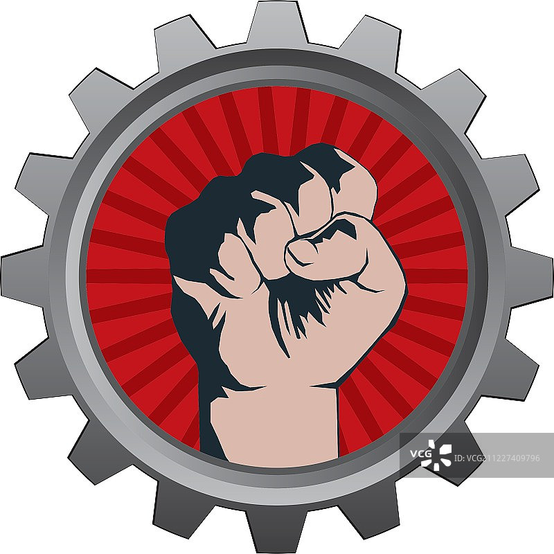 拳头徽章图片素材