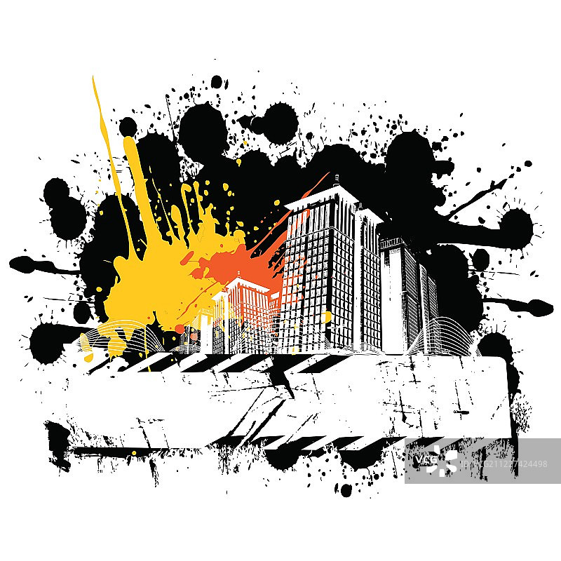 城市Grunge设计图片素材