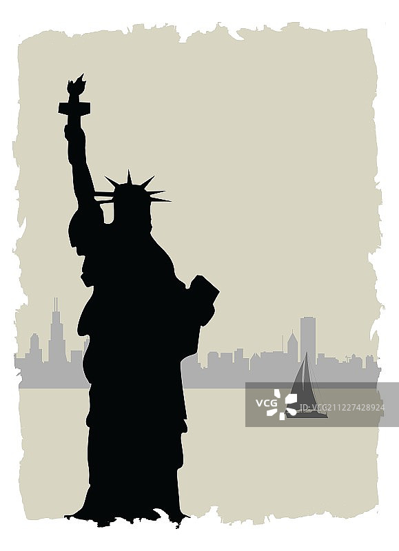 自由女神像图片素材