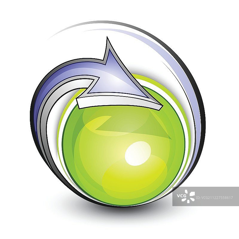 环保箭头按钮图片素材