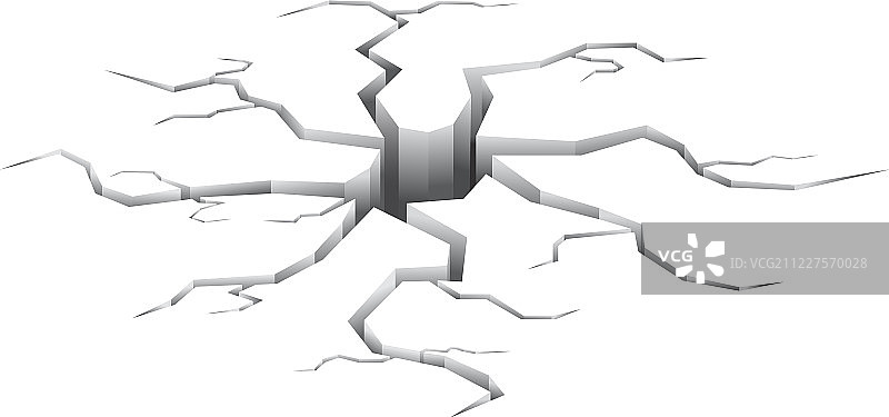 破裂的地板图片素材