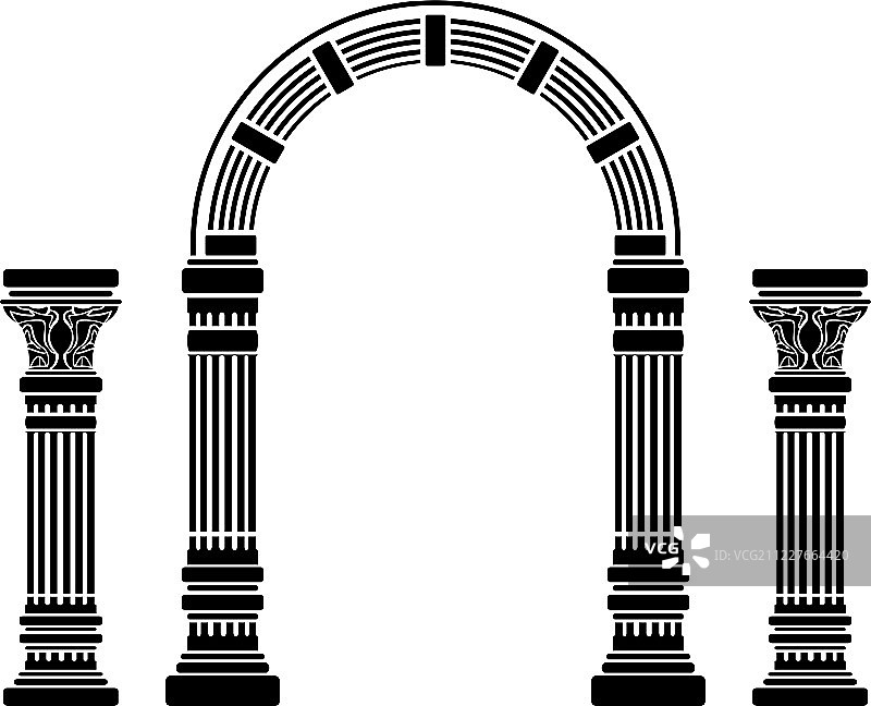 奇幻拱门和柱子模具第四版图片素材