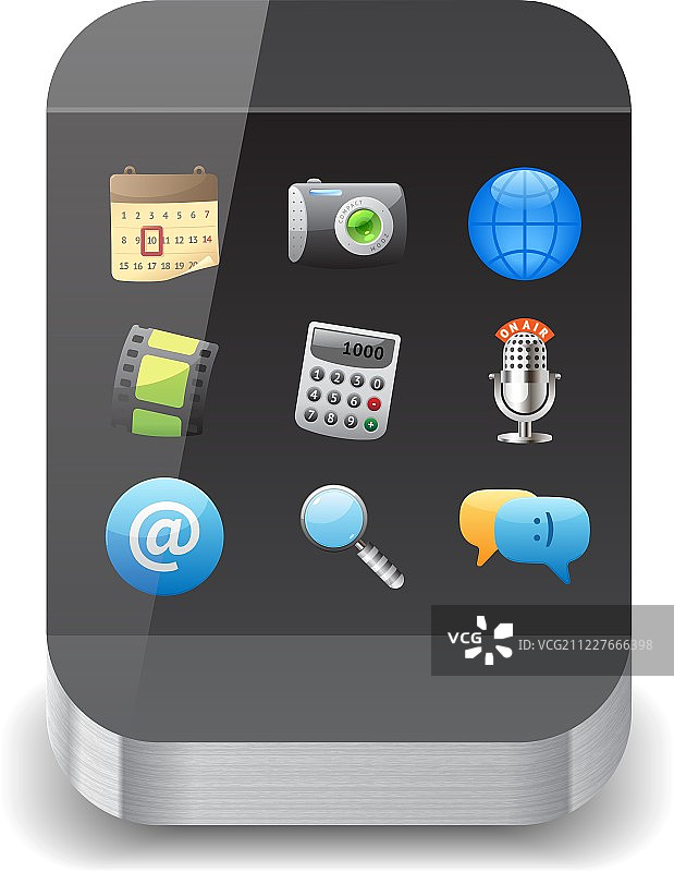 智能手机图标图片素材