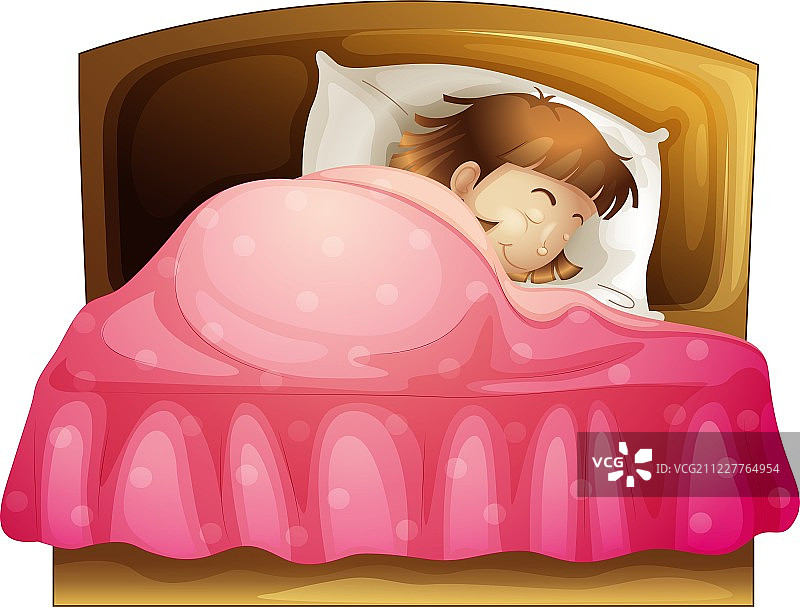 睡觉的女孩图片素材