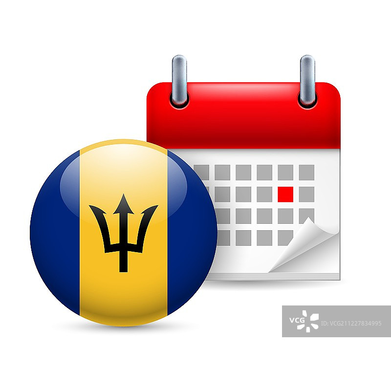 巴巴多斯国庆日图标图片素材