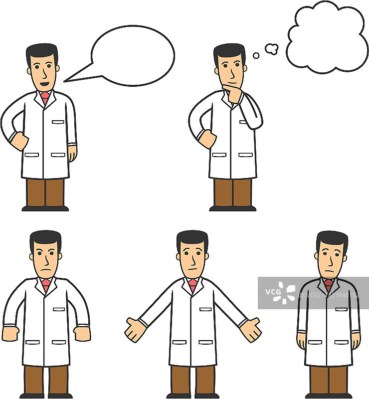 医生角色套装04图片素材