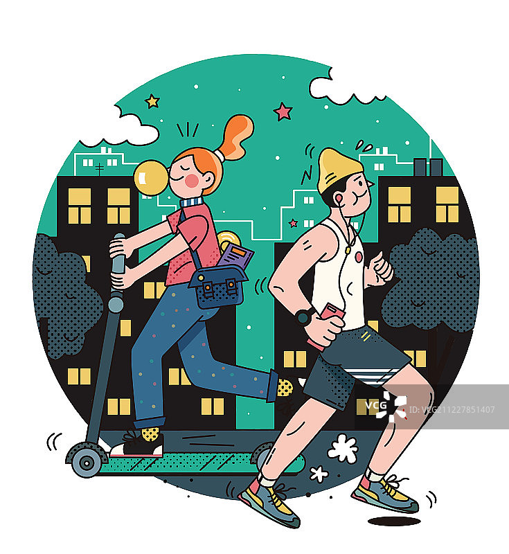 情侣运动图片素材