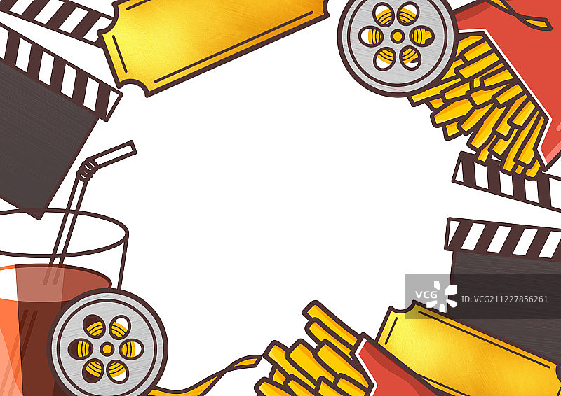 电影休闲时刻图片素材