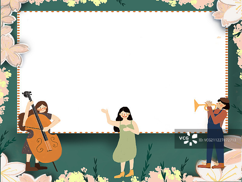 音乐海报布告信息栏图片素材