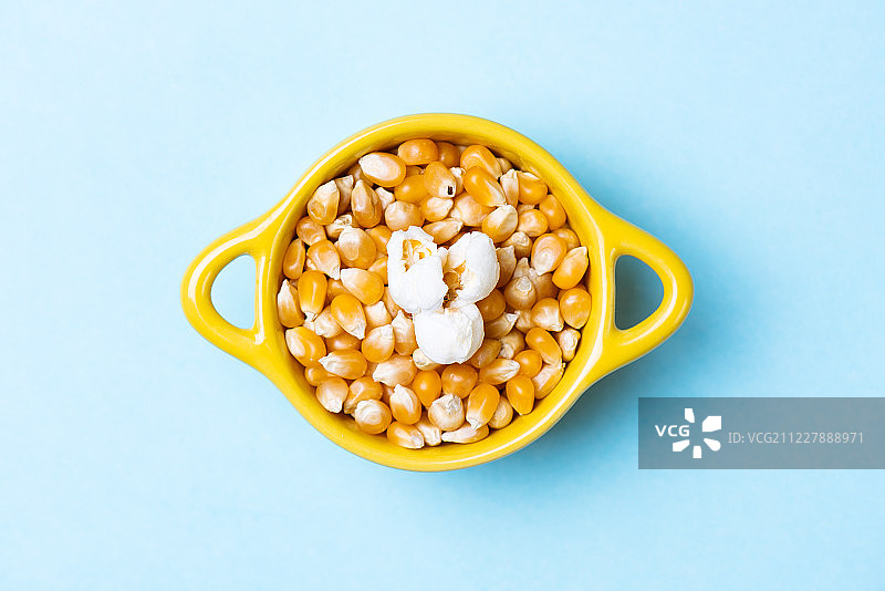 爆米花玉米创意拍摄图片素材