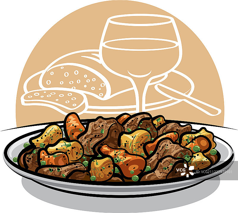 炖牛肉图片素材