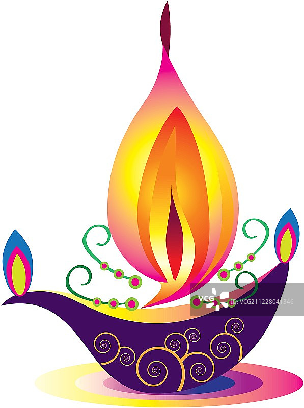 排灯节烛光图片素材