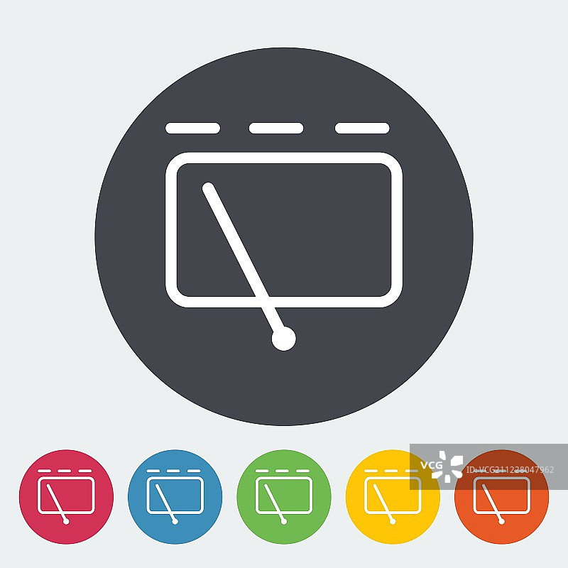 汽车雨刮器图标图片素材