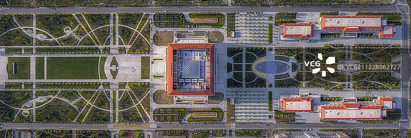 航拍山东大学青岛校区图片素材