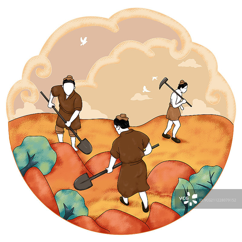 开采矿石图片素材